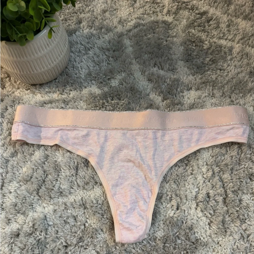 Victoria’s Secret Sparkly Logo Thong 2pc Bundle - Picture 6 of 7